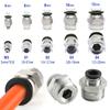 1Pcs Pipe Fitting PC Pneumatic Fittings Straight Quick Connecors Durable Air Connector