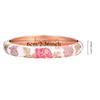 Traditional Filigree Enamel Bangle Hanfu Accessories Hollow Out Peony Bracelet  Festival Gifts