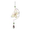 Butterfly Luminous Wind Chime Good Luck Waterproof Wind Spinner Outdoor Window Hanging Decor for Patio Garden