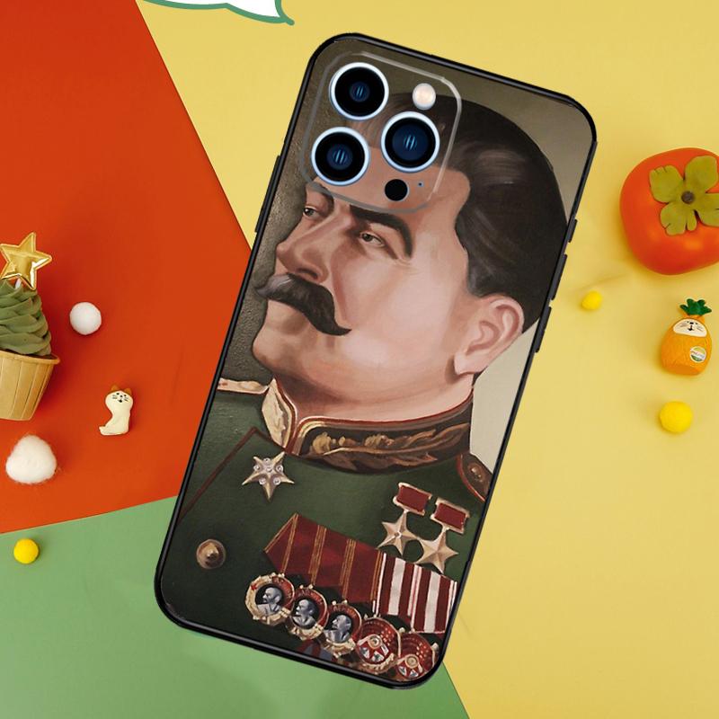 USSR Joseph Stalin Phone Case For iPhone 17 Pro Max 16 15 13 12 11 14 Pro Max Plus 12 13 Mini 16e 17 Air Cover