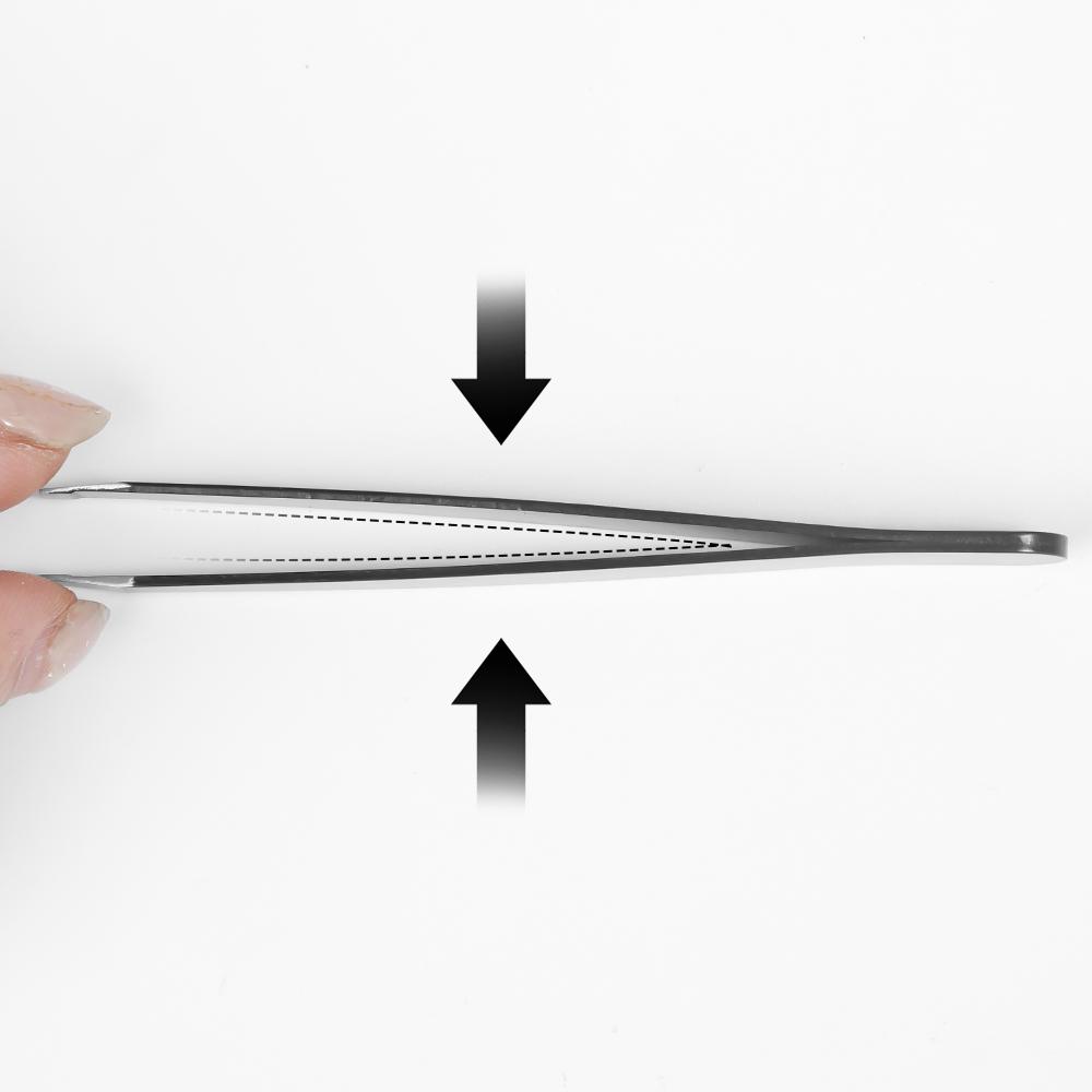 1/10pcs Black Precision Eyebrow Tweezers Stainless Steel Eye Brow Tools Professional Facial Hair Removal Shaping Makeup Tool Kit