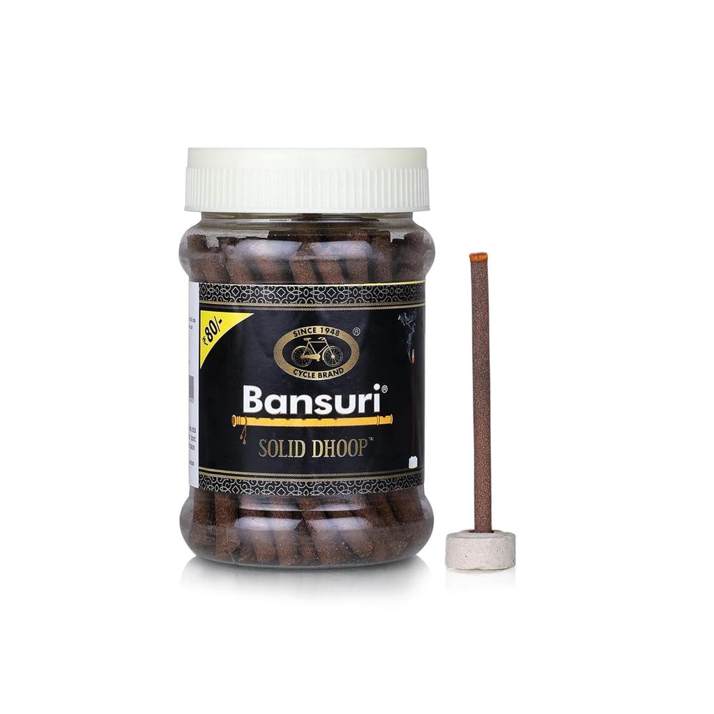 Cycle Pure Bansuri Bambooless Dhoop Sticks 4 упаковки по 100 г каждая Ручной работы для Пуджи Медитации Йоги