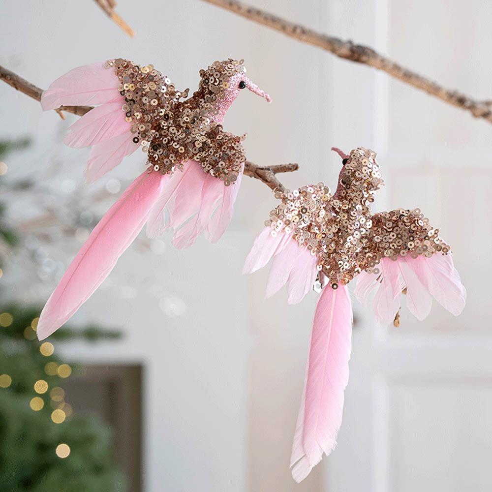 Realistic Simulation Bird Decor Simulate Christmas Tree Decoration Home Decor