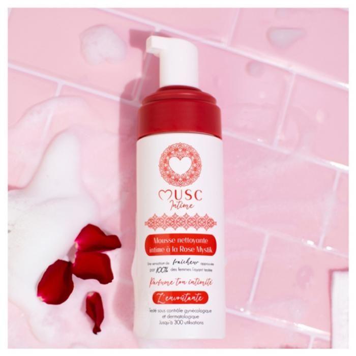 Musc Intime Mousse Nettoyante Intime Parfum Rose Mystik 150 ml