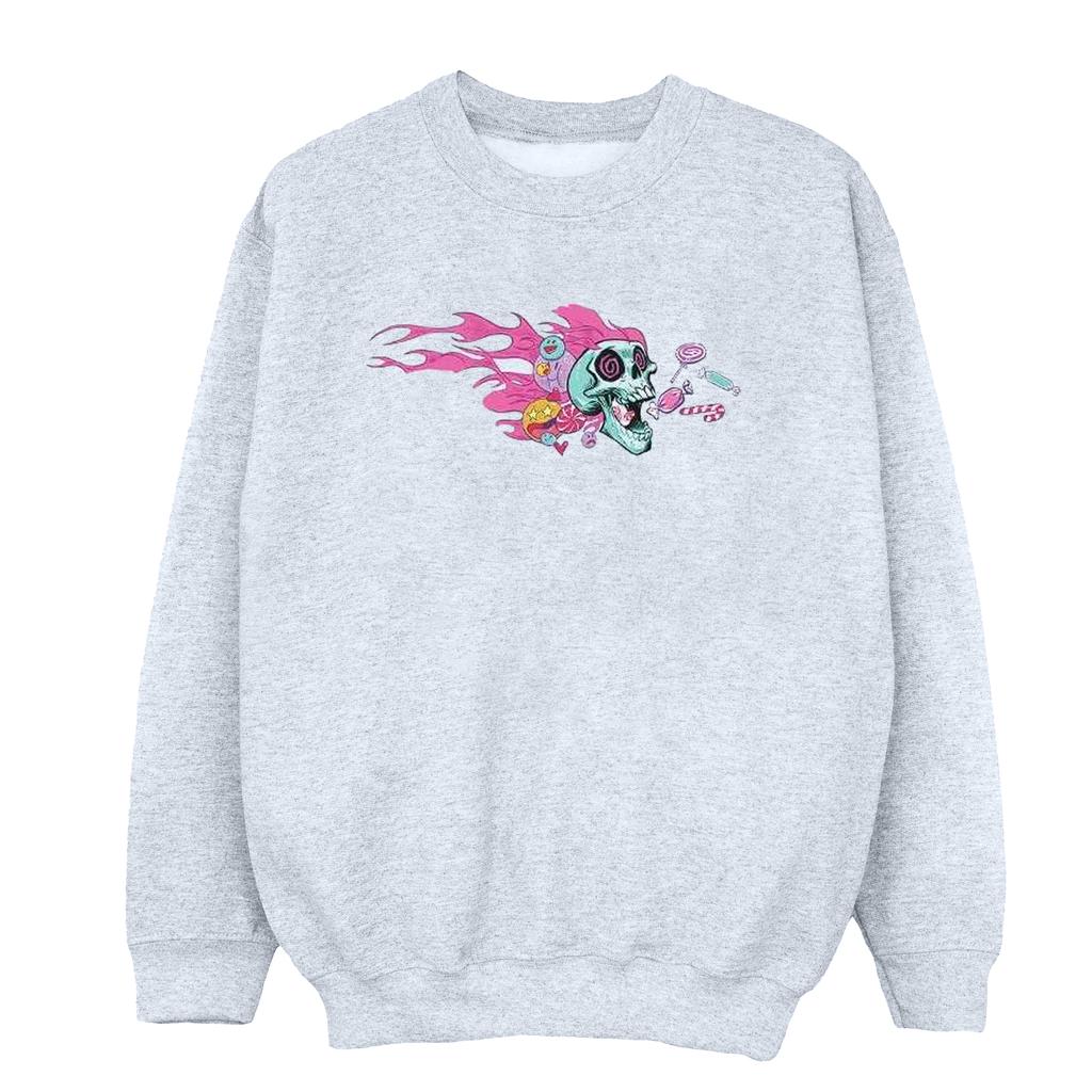 Disney Womens/Ladies Wreck It Ralph Candy Skull Sweatshirt