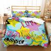 Fashion Technology Printing, 3D Digital Printing, Bedding, Duvet Covers, Pillowcases, Three-piece Sets