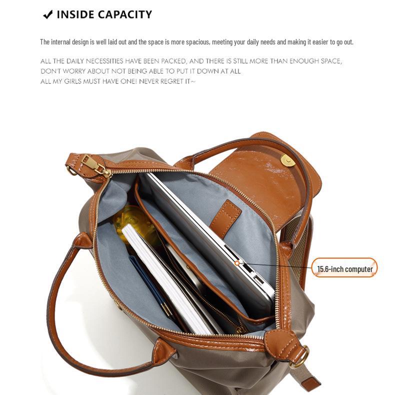 Стильный женский легкий нейлоновый рюкзак для поездок на работу: Путешествия, Школа, Бизнес, Большая вместимость, Колорблок, Водонепроницаемый