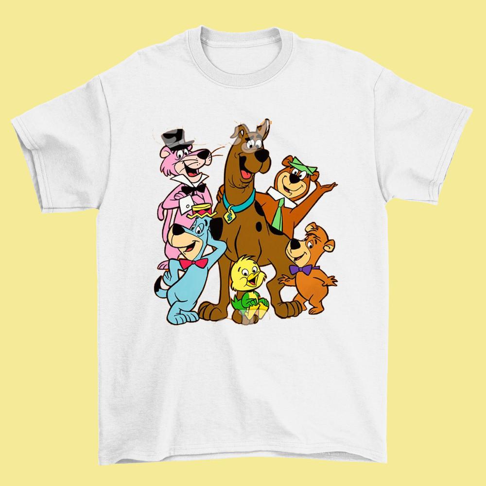 Футболка Scooby doo yogi bear Huckleberry Hound Все размеры S-4XL YI170 Унисекс футболка