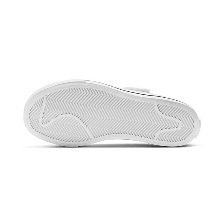 Nike Кроссовки детские Court Legacy PS White, черные DA5381-100