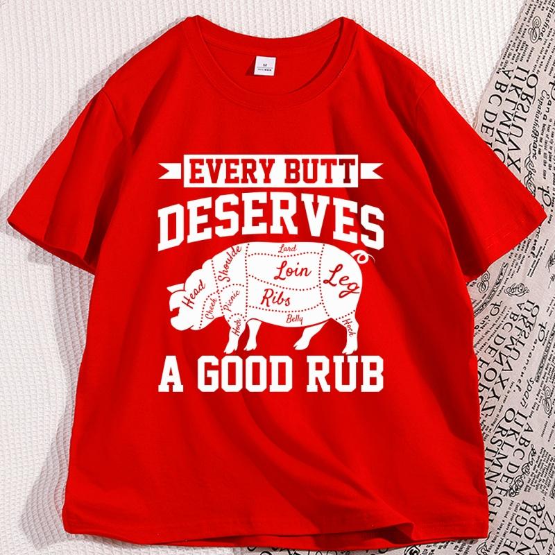Meat Smoker T Shirt Funny Chef Tshirt for Dad Fathers Day Tee Shirt Causal Cotton Short Sleeve Round Neck Tshirts Streetwear