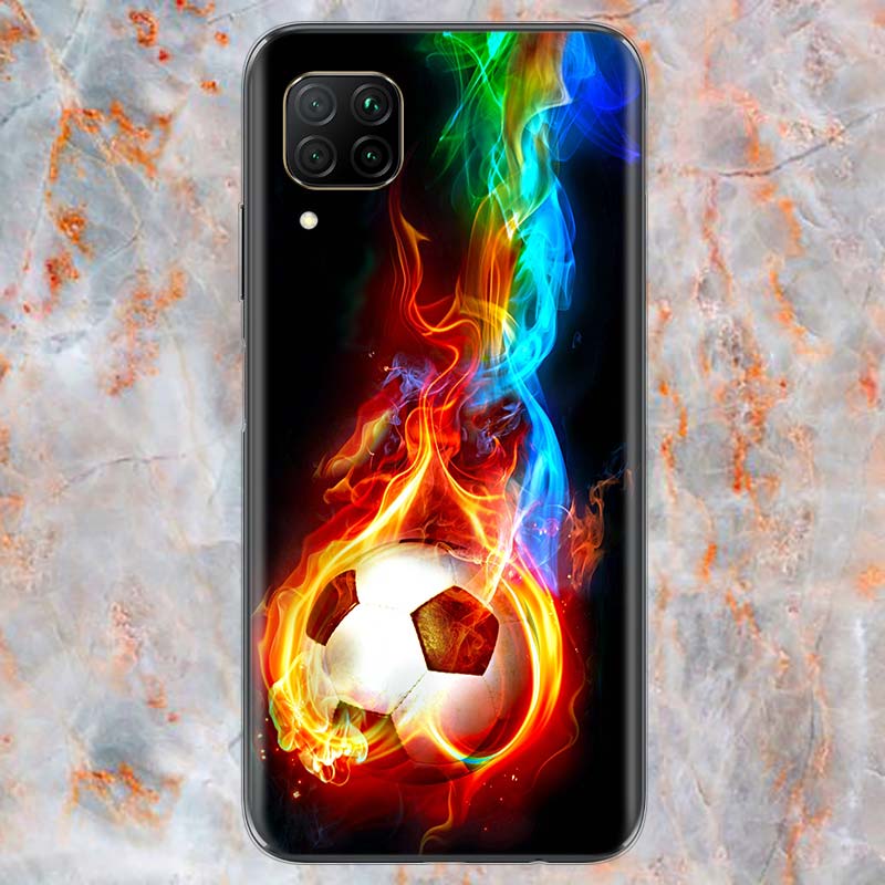Чехол для телефона I love Fire Football для Huawei Mate 40 30 20 20X 10 RS P Smart 2021 2020 ZS Pro Plus Lite 2019