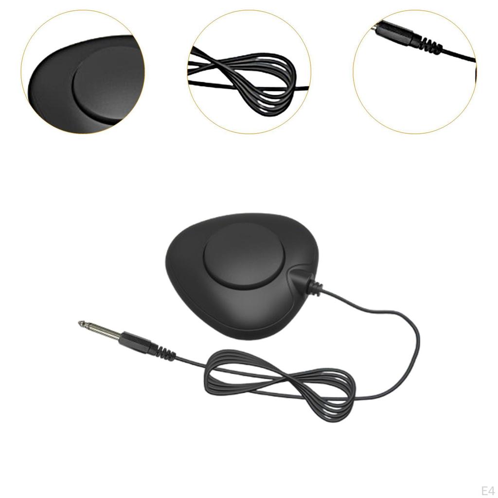 Compact Sustain Pedal Electric Piano, Foot Piano Delay Quiet Single