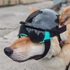 Comfortable Dog Sports Helmet Goggles Set with Shock Absorption Easy to Wear Design for Pet Outdoor Mountain Climbing