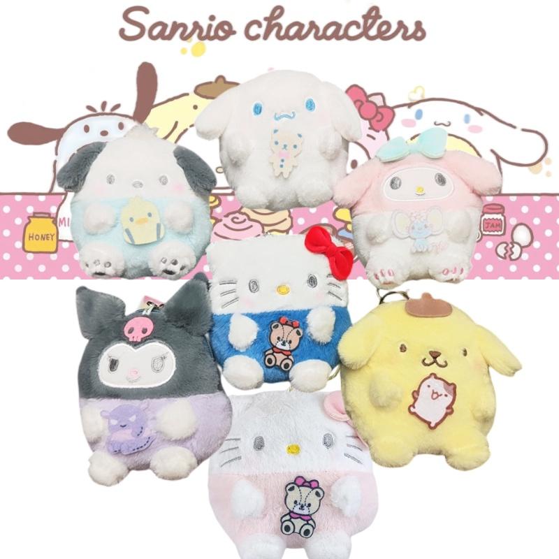 Милый плюшевый кошелек для монет в виде собачки Куруми Пача, держатель для наушников, брелок, кулон для куклы