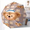 Прекрасный автоматический трехскладной зонт Duffy, Милый мультяшный узор, Портативный уличный зонт, Идеальный