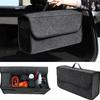 Серый автомобильный органайзер, сумка для багажника автомобиля, противоскользящий органайзер для багажника, сумка для хранения инструментов, органайзер для P9u7