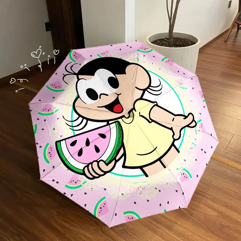 1pc Watermelon Magali, Summer Themed High-quality Umbrella,Automatic Opening and Closing Umbrella,Multi-functional Umbrella G0811213