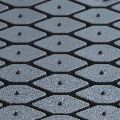 BONFORM Car Mat Flex Guard Minivan 2nd Row/Regular Car 50x140cm Black 6455-05BK