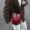 Сумка-ведро женская 2025 осень и зима новая дорожная красная свадебная сумка на плечо сумка-мессенджер ретро мода