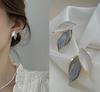 Серьги-цветы из кристаллов на серебряной основе 925 пробы, корейская мода, для женщин, ювелирные изделия, трендовые, роскошные, женские, французские, с жемчугом