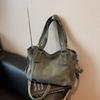 2025 New Women's Versatile Crossbody Tote Bag - Frosted Solid Shoulder Handbag