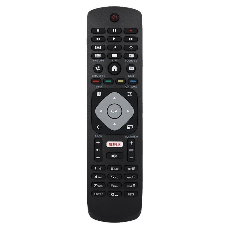 Ir Remote Control For Philips Tv With Durable Black Finish And Easy Use