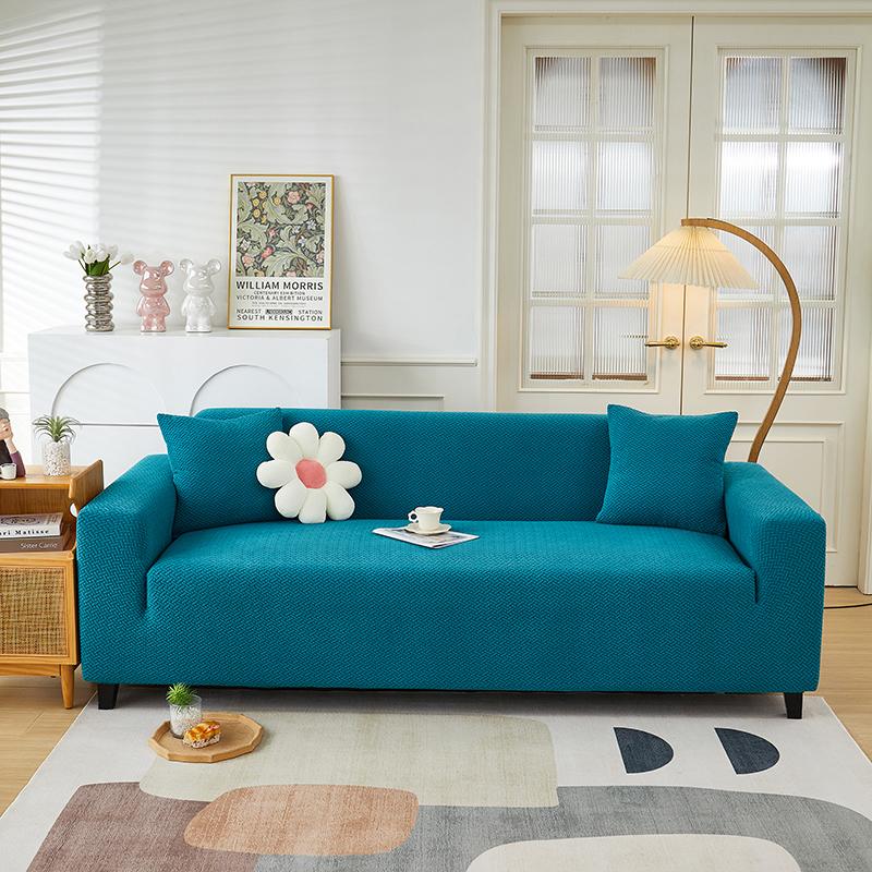 1 шт. Жаккардовый Эластичный Чехол на Диван Регулируемый Нескользящий Растягивающийся Чехол для Дивана Домашняя Гостиная Защитный Чехол для Дивана Домашний Декор