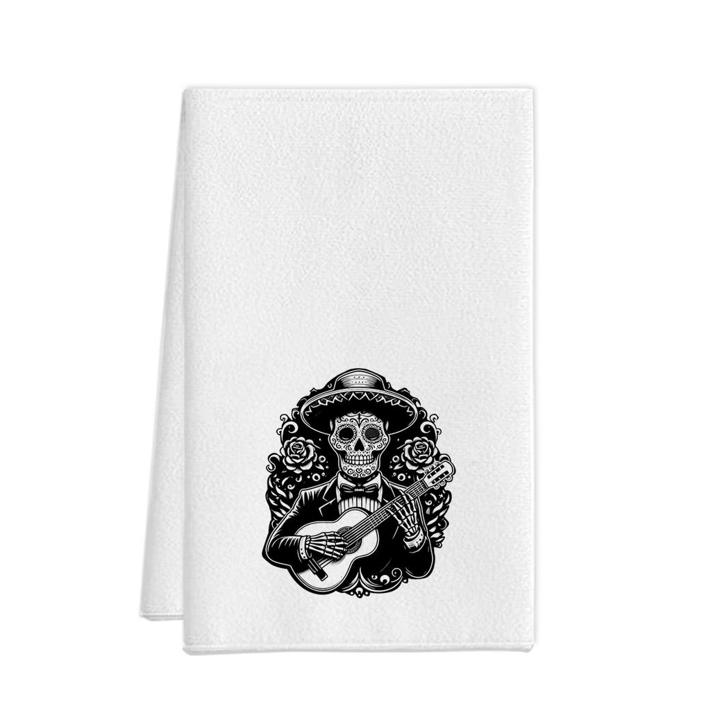 Halloween Towel Ornament Gift Microfiber Printing Kitchen Towel Special Dish Towel Rag