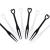 100Pcs Children Snack Fruit Pick Cake Dessert Food Plastic Toothpick Mini Fruit Fork