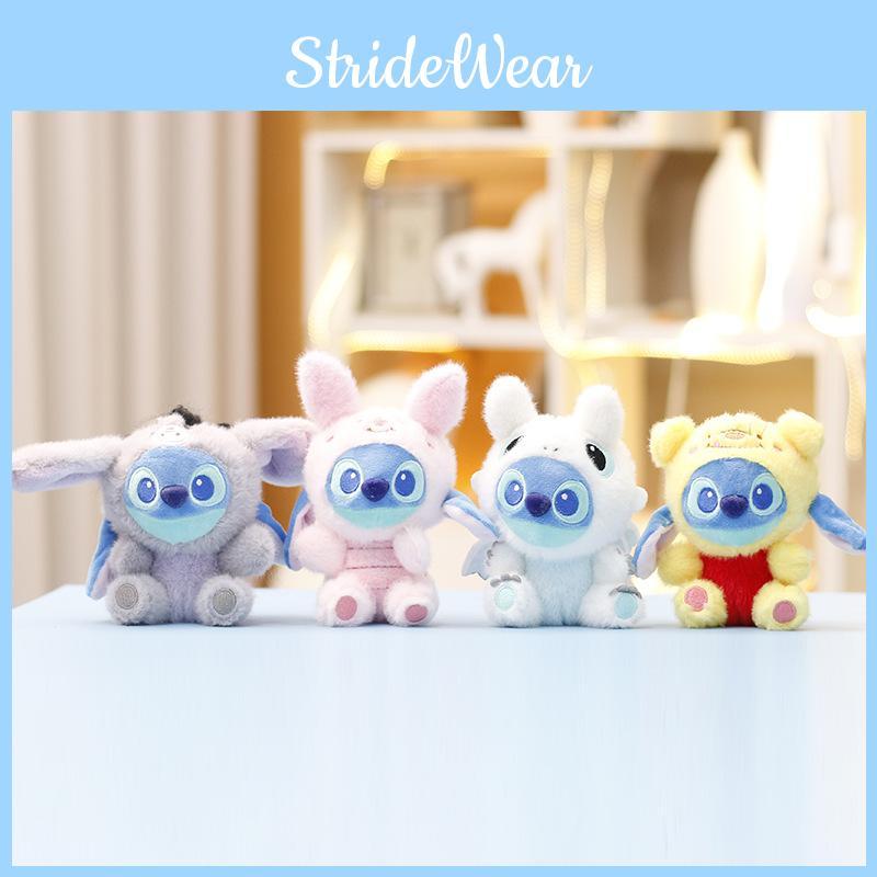 Плюшевый брелок Стич Беззубик Мультяшная мягкая тканевая игрушка Для детей и коллекционеров