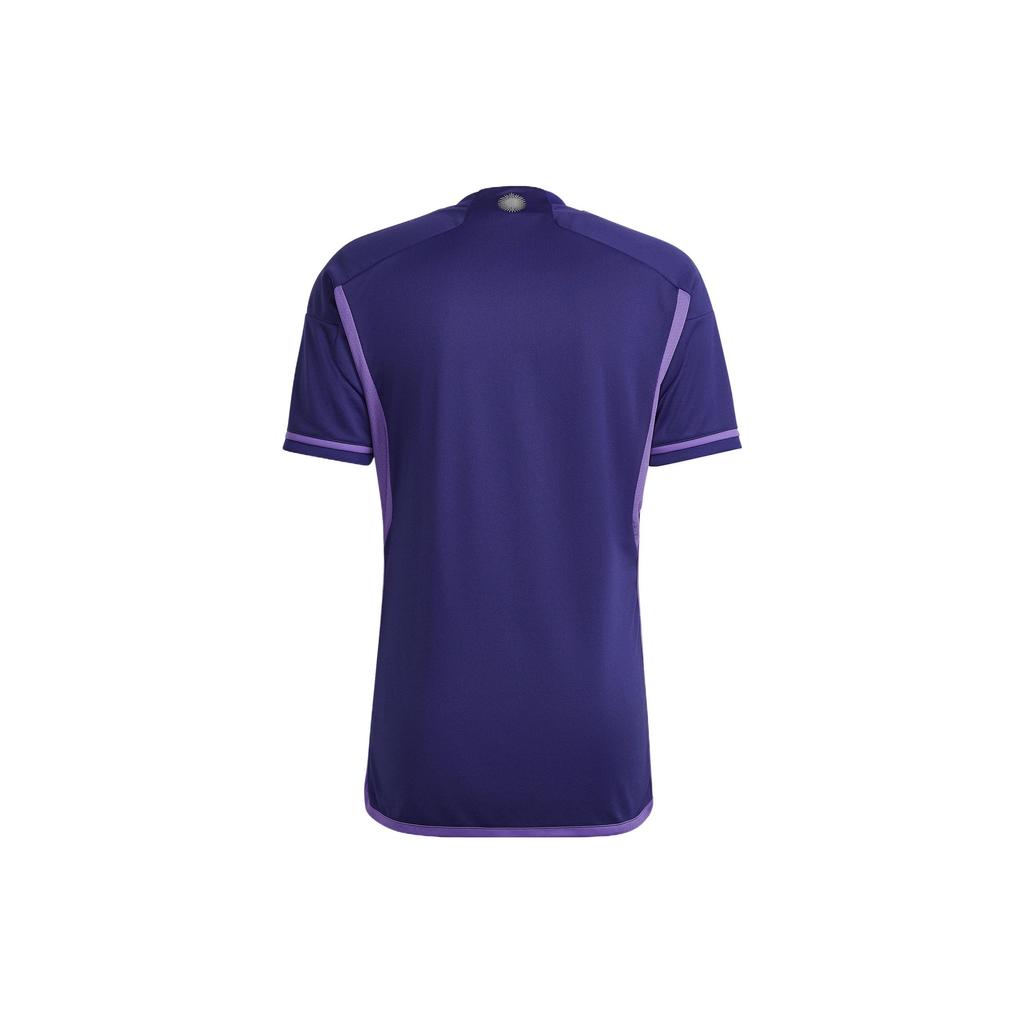 Adidas Аргентина 2022-23 Месси выездная майка Legacy Indigo/Purple Rush Мужская уличная одежда HF2159