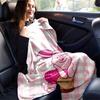 1pc Piglet Plushie Throw Blanket, Cute Cartoon Character Blanket for Friends, Soft Blanket for Couch, Bed, Car, Travel, Camping, Office Nap, Gift Idea