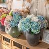 Искусственные цветы гортензии Yousheng Искусственные цветы гортензии со стеблем Устойчивые к ультрафиолетовому излучению искусственные цветы для улицы Ваза Свадебные букеты Центральные украшения