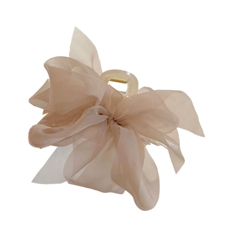 Новая сетчатая заколка с бантиком, женская коса, заколка для волос, элегантная заколка для волос для девочек, аксессуары для волос, подарок, головной убор