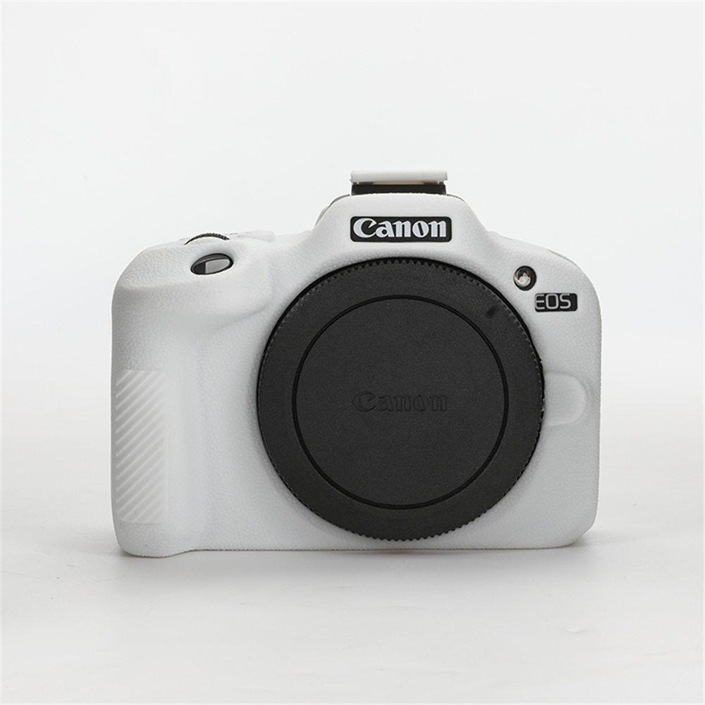 Чехол-броня для корпуса камеры с рисунком личи R100 из мягкого силикона для Canon EOS R100, ударопрочная резиновая накладка