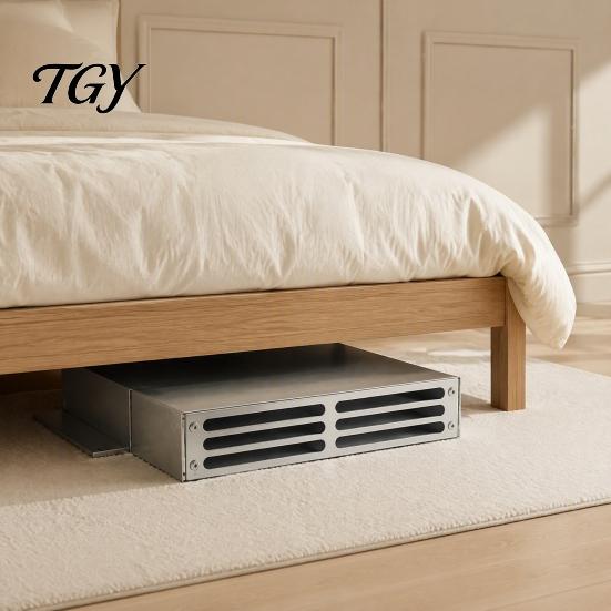 Adjustable Aluminum Vent Deflector Floor Air Extender for Under-Furniture, 11.9 to 23 Inches Heating Cooling Diverter Deflector, Heavy Duty