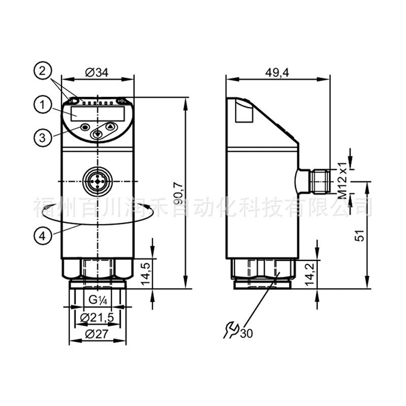 Запросить информацию о новых датчиках давления IFM: Модели PN3129, PN2070, PN2071, PN2293