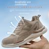 Labor Insurance Shoes Men's Breathable Deodorant Soft-soled Work Shoes Anti-smashing and Anti-piercing Comfortable Insulation and Safety