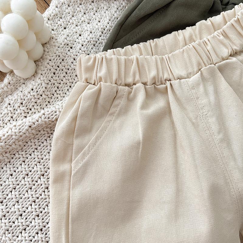 Korean Style Autumn Casual Pants for Infants and Toddlers - Trendy Boys' Long Pants