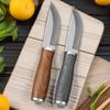 Rosewood Knife 5Cr15 Stainless Steel Drawing Process Kitchen Chopping Knife With Cover Meat Knife Fruit Barbecue Tools