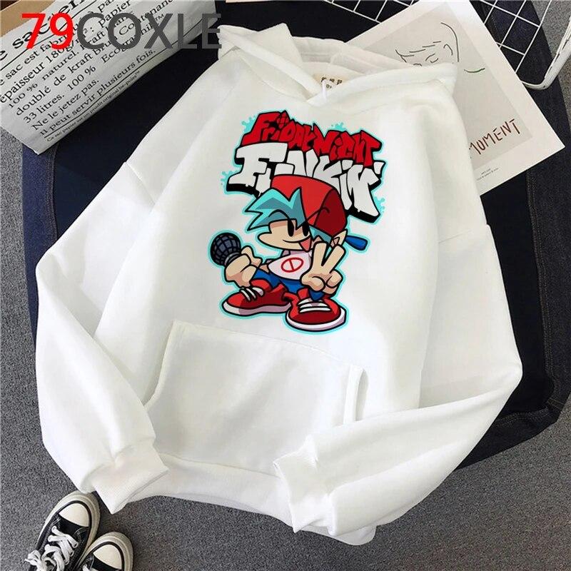Hot Game Friday Night Funkin Толстовки Унисекс Каваи Хип-Хоп Harajuku Уличная одежда с мультяшной графикой Топы унисекс Модные толстовки Мужской унисекс