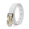PU Thin Belt Adjustable Slim Pants Belt Gifts Women Belt  Women's Accessories