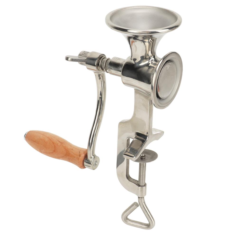 Ручная зерновая мельница из полированной нержавеющей стали марки 304 с регулируемой грубостью помола