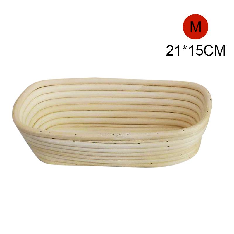 Корзина для расстойки хлеба из натурального ротанга, контейнер для хранения закваски для хлеба, кухонный органайзер, принадлежности для выпечки, формы для выпечки
