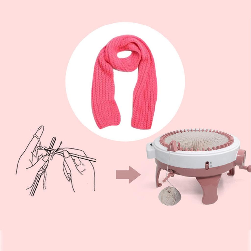 Мини-вязальная машина для ткачества развивающих игрушек для детей шапки шарфы свитера