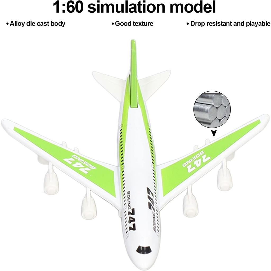 1/60 модель самолета, Boeing A380 747-2, авиационные рождественские украшения, прочный самолет, устойчивая к падению игрушка для комнаты коллекционера