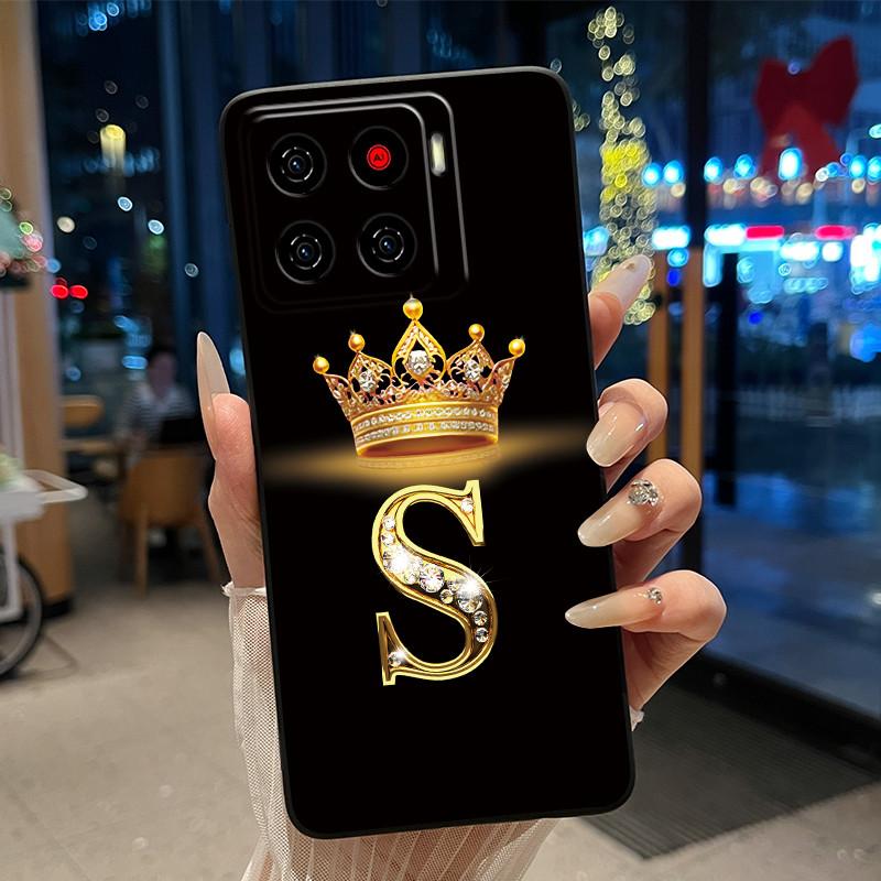 Для ZTE Blade A56 (Z2473)/Nubia A56 Роскошный Чехол-буклет с буквой 'A' для ZTE Blade A56 Pro Мягкий Силиконовый Черный Чехол Ударопрочный Корпус
