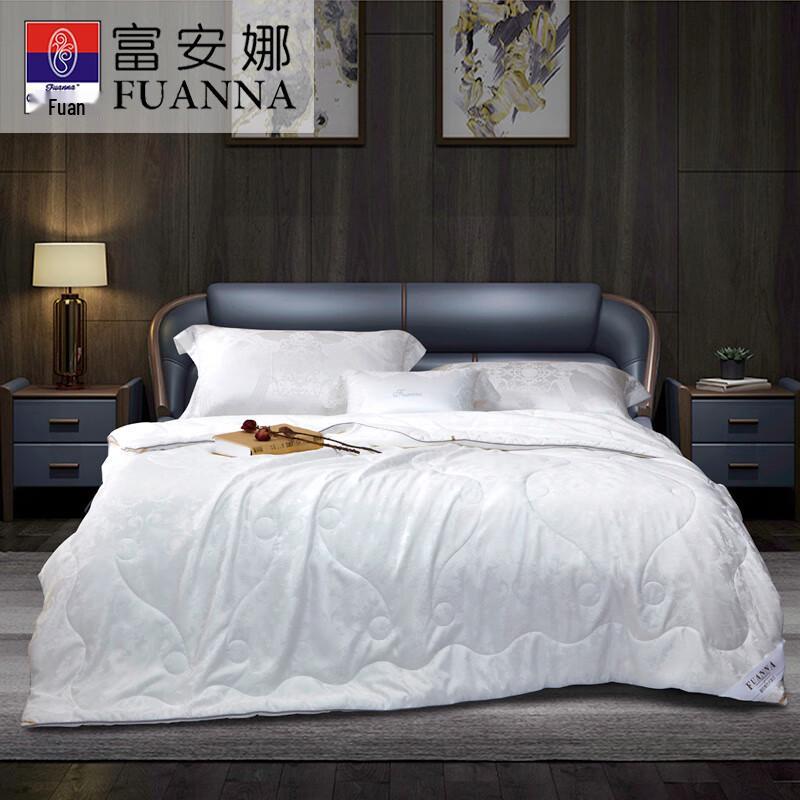 FUANNA Jinshenianhua Jacquard Tussah Silk Quilt
