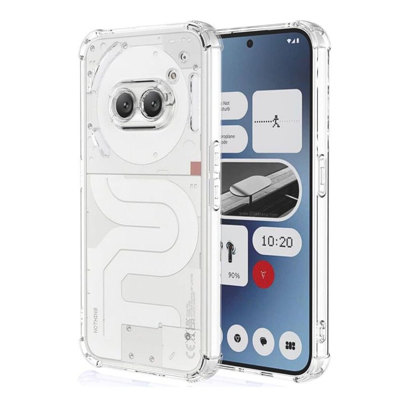 Прозрачный чехол TPU для Nothing Phone 2a Nothing Phone 2 1 защитный чехол с четырьмя углами противоударный бампер прозрачный ультратонкий прозрачный чехол