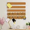 2/4 шт. Самоклеящиеся полоски из пробковой доски, настенный органайзер, полоски для заметок, доска для сообщений, демонстрация фотографий, декор для дома, офиса